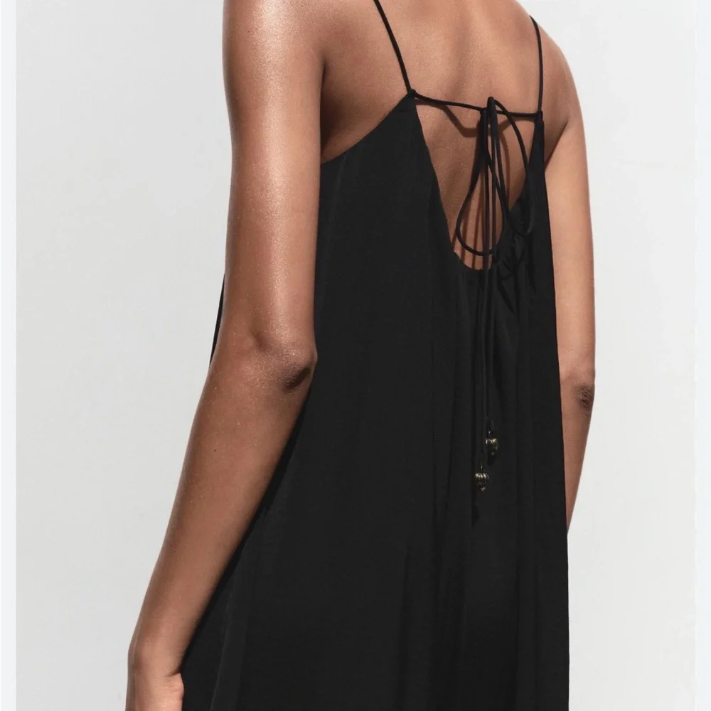 Zara Black Maxi Dress - Picture 3 of 4
